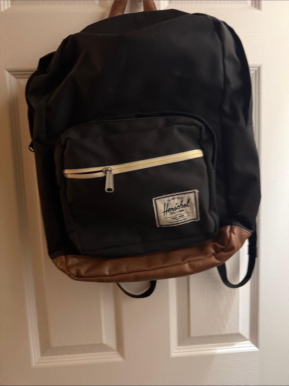 Herschel Supply Company Black Backpack with Brown Base